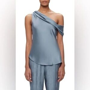 Jonathan Simkhai lexy cold shoulder top